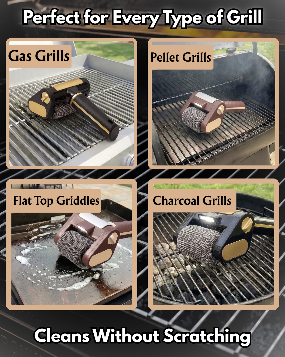 GrillForge Blitz Brush